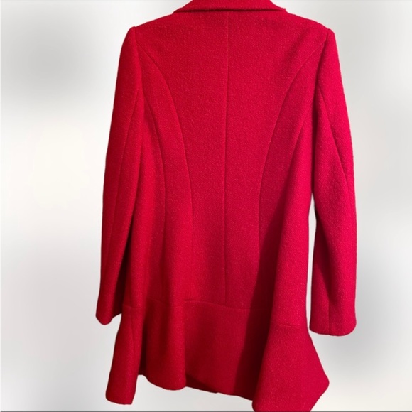 Fleet Street Women Red Jacket Coat size M - Picture 2 of 5